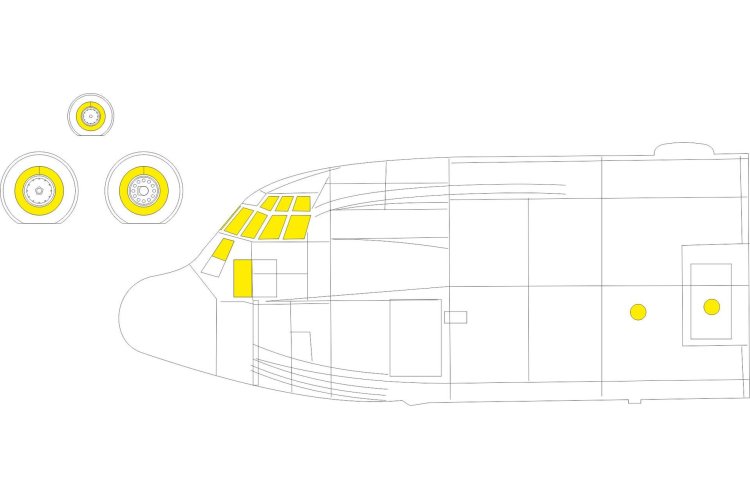 1:72 Eduard BIG72173 Accessoires for C-130J Part I - Zvezda - Edubig72173 - EDUBIG72173-XS