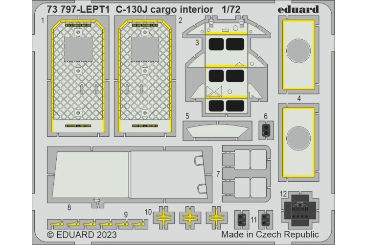 1:72 Eduard BIG72174 Accessoires for C-130J Part II - Zvezda - Edubig72174 2 - EDUBIG72174-XS