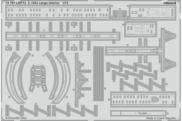 1:72 Eduard BIG72174 Accessoires for C-130J Part II - Zvezda - Edubig72174 3 - EDUBIG72174-XS