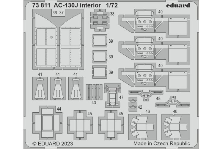 1:72 Eduard BIG72178 Accessoires for AC-130J Part I - Zvezda - Edubig72178 xs 4 - EDUBIG72178-XS