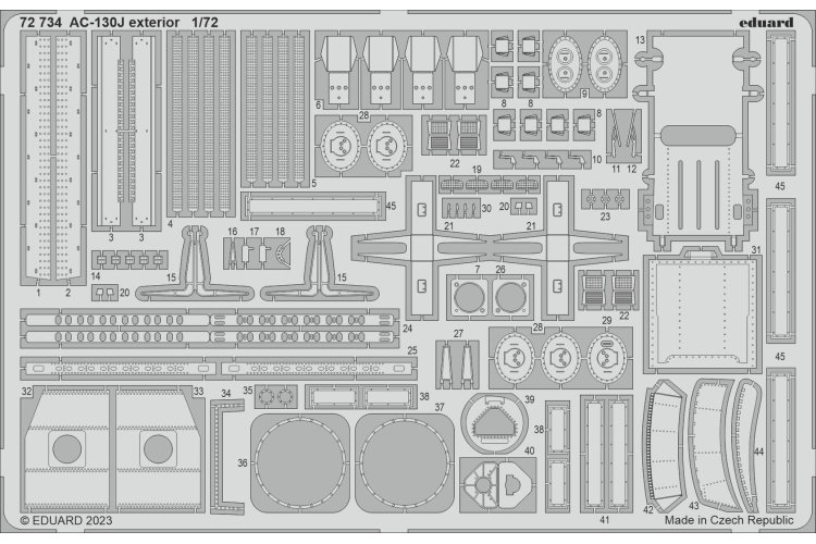 1:72 Eduard BIG72178 Accessoires for AC-130J Part I - Zvezda - Edubig72178 xs 5 - EDUBIG72178-XS