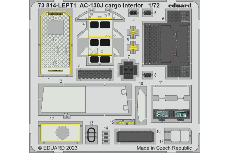 1:72 Eduard BIG72179 Accessoires for AC-130J Part II - Zvezda - Edubig72179 xs 4 - EDUBIG72179-XS