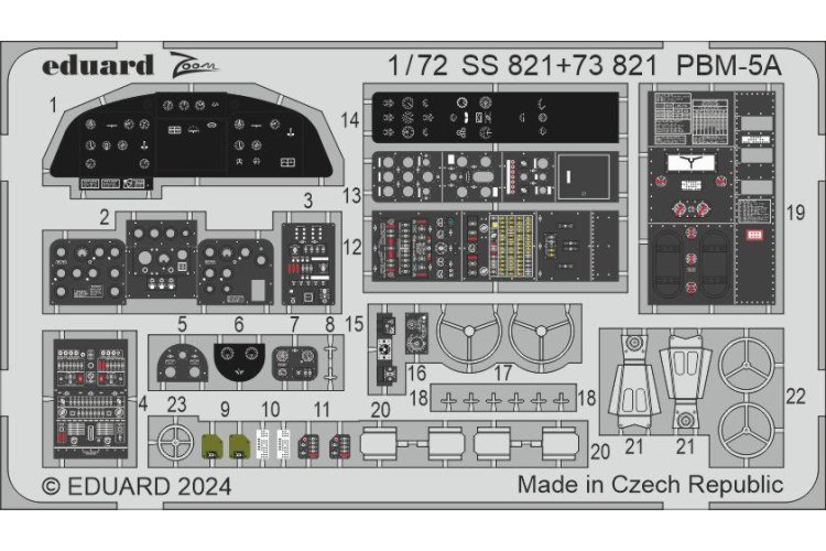 1:72 Eduard BIG72180 Accessories for PBM-5A - Academy - Edubig72180 xs 7 - EDUBIG72180-XS