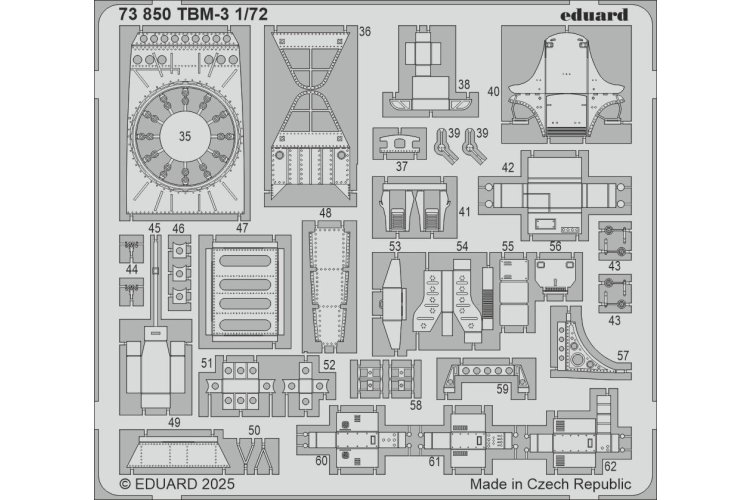 1:72 Eduard BIG72186 Accessoires voor TBM-3 Avenger - Hobbyboss - Edubig72186 8 - EDUBIG72186