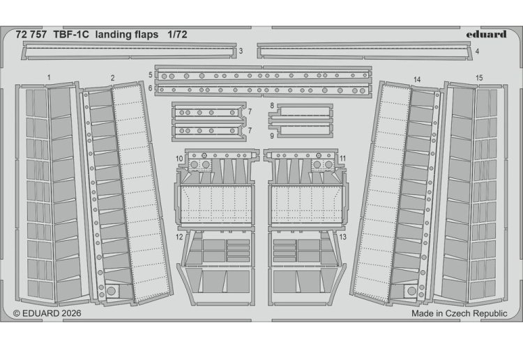 1:72 Eduard BIG72191 Accessories Set for Grumman TBF-1C Avenger &ndash; HobbyBoss - Edubig72191 xs 6 - EDUBIG72191-XS
