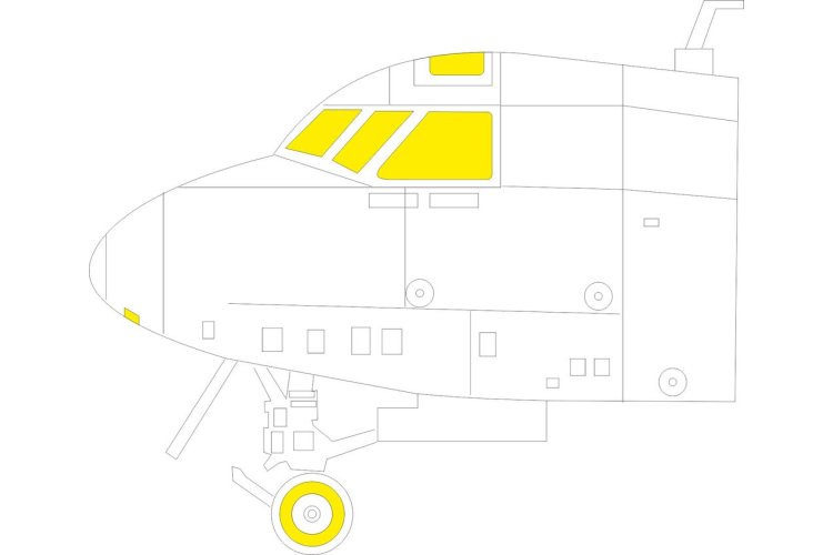 1:72 Eduard CX688 Hawkeye E-2C Masking - Heller - Educx688 xs 1 - EDUCX688-XS