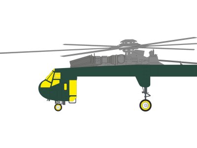 1:72 Eduard CX709 Maskering Set voor Sikorsky CH-54A Tarhe - ICM - Educx709 xs 1 - EDUCX709-XS