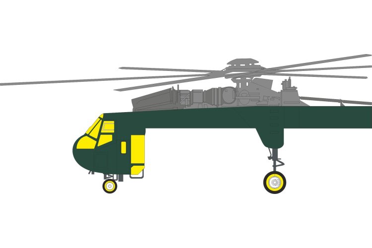 1:72 Eduard CX709 Maskering Set voor Sikorsky CH-54A Tarhe - ICM - Educx709 xs 1 - EDUCX709-XS