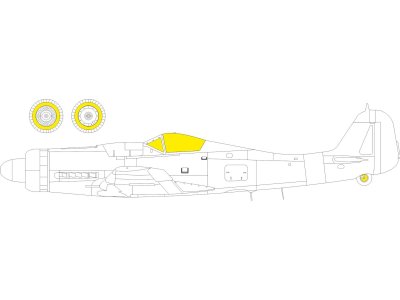 1:48 Eduard EX1177 Maskering Set voor Focke-Wulf Fw 190D-9 - MiniArt - Eduex1177 xs 1 - EDUEX1177-XS
