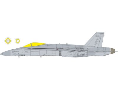 1:48 Eduard EX1179 TFace Maskering Set voor McDonnell Douglas F/A-18C Hornet - Kinetic - Eduex1179 xs 1 - EDUEX1179-XS