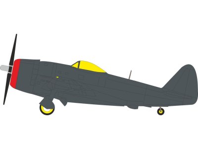 1:48 Eduard EX1181 TFace Maskering Set voor Republic P-47M Thunderbolt - Tamiya - Eduex1181 xs 1 - EDUEX1181-XS