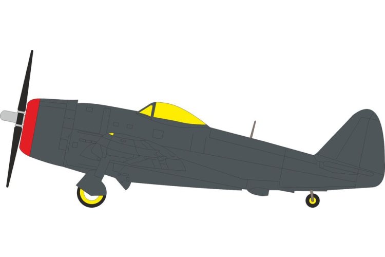 1:48 Eduard EX1181 TFace Maskering Set voor Republic P-47M Thunderbolt - Tamiya - Eduex1181 xs 1 - EDUEX1181-XS
