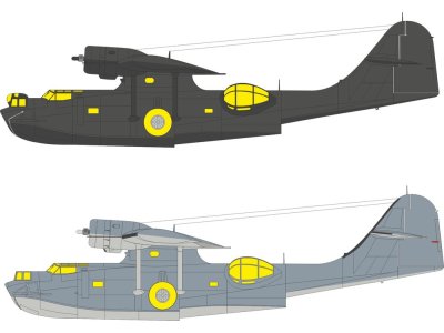 1:48 Eduard EX1182 TFace Maskering Set voor Consolidated PBY-5A Catalina - Eduard & Revell - Eduex1182 xs 1 - EDUEX1182-XS