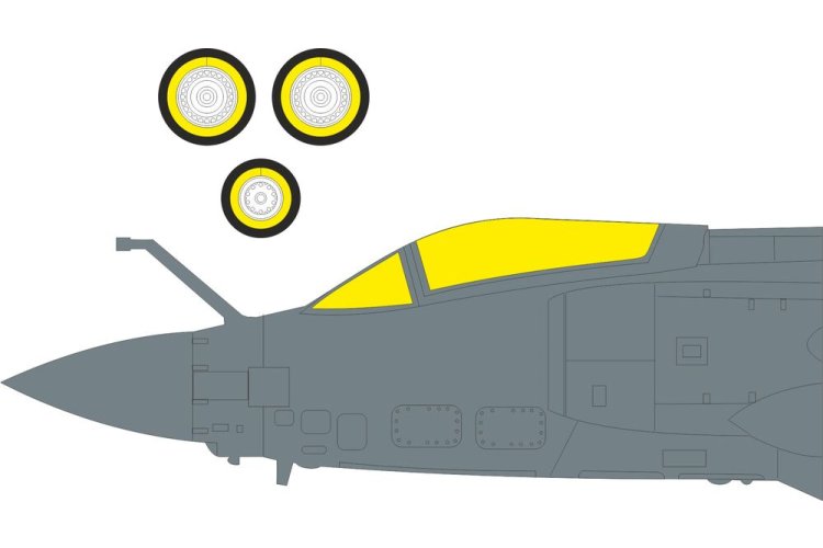1:48 Eduard EX1191 TFace Mask Set for Blackburn Buccaneer S.2D - Trumpeter - Eduex1191 xs 1 - EDUEX1191-XS