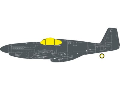 1:32 Eduard JX352 TFace Mask Set - Malcolm Hood Canopy for North American P-51B - Edujx352 xs 1 - EDUJX352-XS
