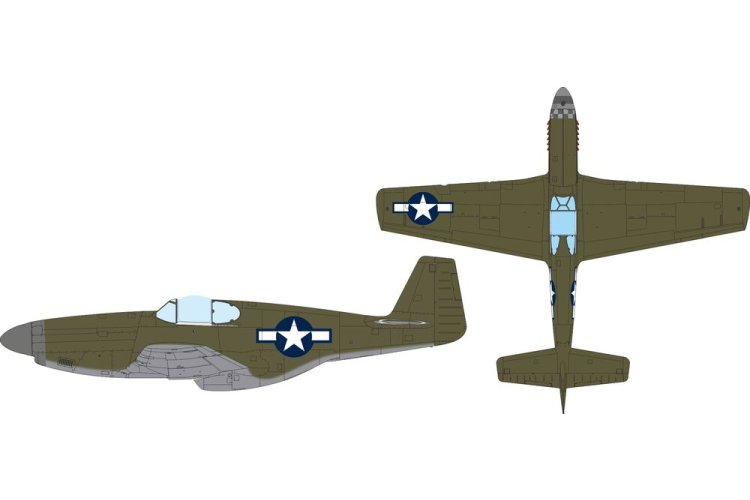 1:32 Eduard JX353 US National Insignia for North American P-51B - Edujx353 xs 1 - EDUJX353-XS