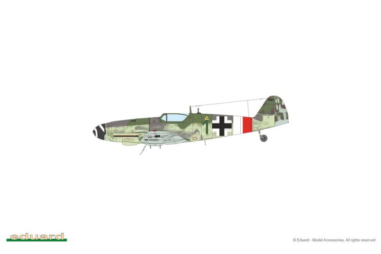 1:72 Eduard R0022 Messerschmitt Bf 109G-10 - Royal Class | Dual Combo - Propeller Vliegtuig - Edur0022 10 - EDUR0022