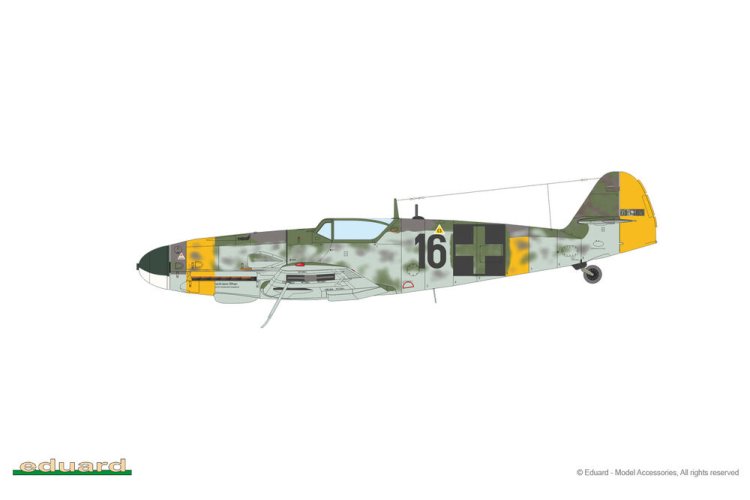 1:72 Eduard R0022 Messerschmitt Bf 109G-10 - Royal Class | Dual Combo - Propeller Vliegtuig - Edur0022 2 - EDUR0022