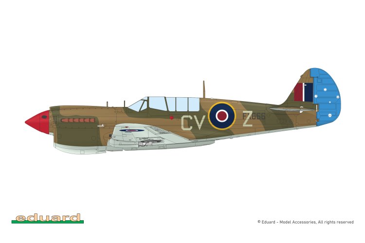 1:48 Eduard R0025 Curtiss P-40N Warhawk - Dual Combo - 2 Propeller Aircraft - Edur0025 12 - EDUR0025