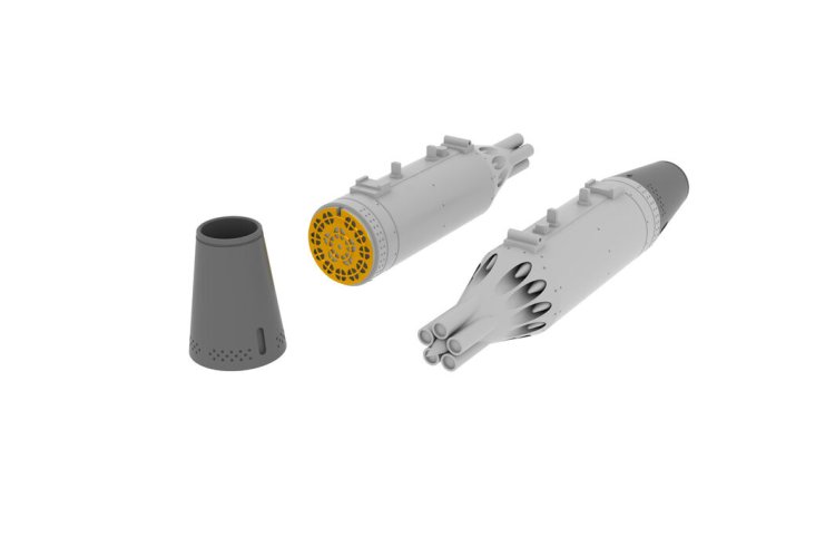 1:48 Eduard SIN648155 Bewapening voor Mikoyan-Gurevich MiG-21F - Edusin648155 xs 3 - EDUSIN648155-XS