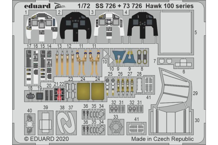 1:72 Eduard SS726 Accessoires for Hawk 100 Series - Airfix - Eduss726 xs - EDUSS726-XS