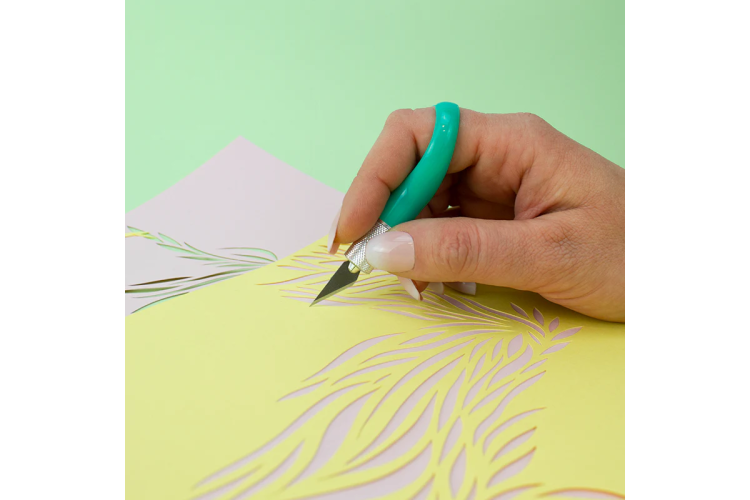 Excel 16071 K71 Index Knife - Green Knutselmes - Exl16071 2 - EXL16071-XS