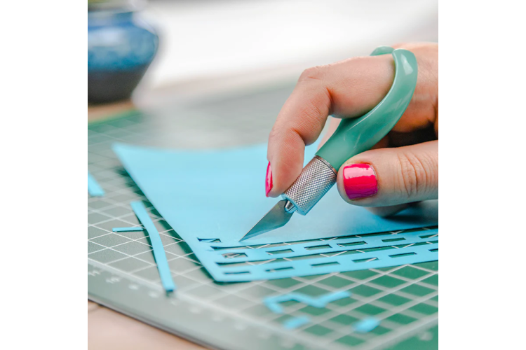 Excel 16071 K71 Index Knife - Green Knutselmes - Exl16071 3 - EXL16071-XS