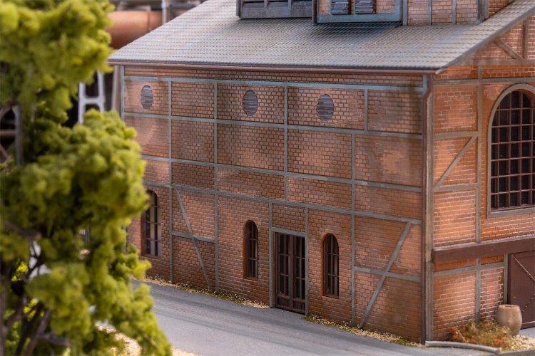 1:87 H0 Faller 130024 Blazerhal met Pijpwerk voor Diorama - Fa130024 5 - FA130024