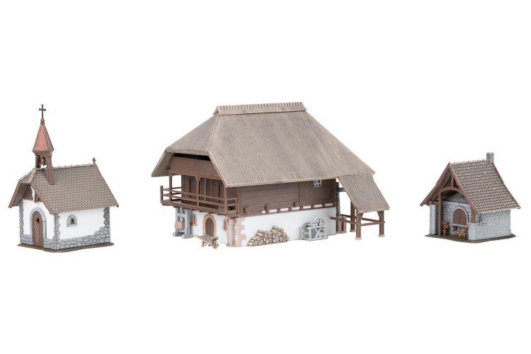 1:87 H0 Faller 130116 Graanschuur, Hofkapel & Bakkerij voor Diorama - Fa130116 6 - FA130116