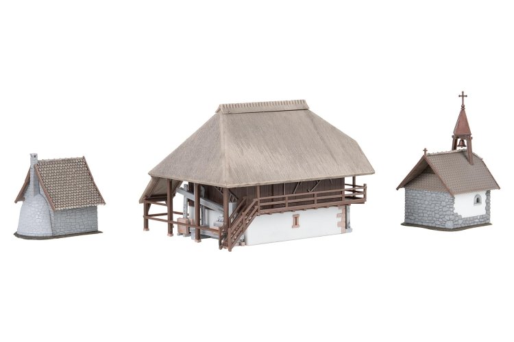 1:87 H0 Faller 130116 Graanschuur, Hofkapel & Bakkerij voor Diorama - Fa130116 7 - FA130116