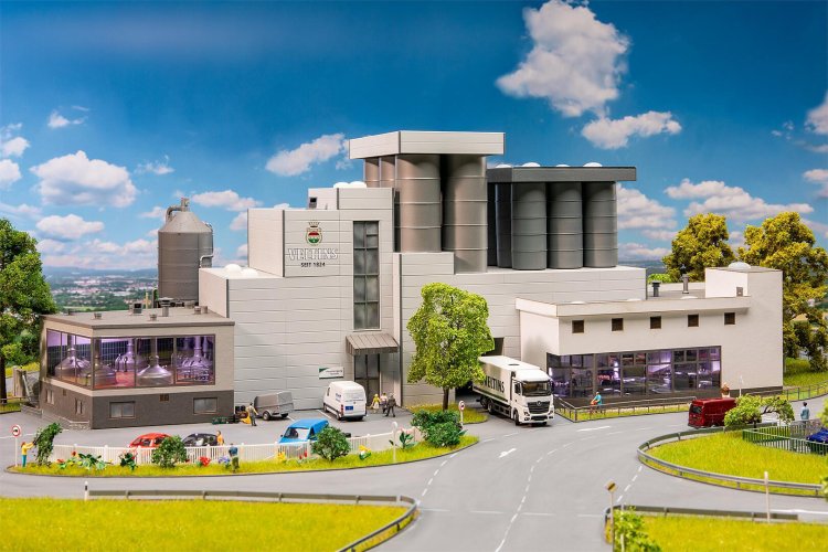 1:87 H0 Faller 130815 Diorama Brewery Veltnis - Lasercut - Fa130815 1 - FA130815