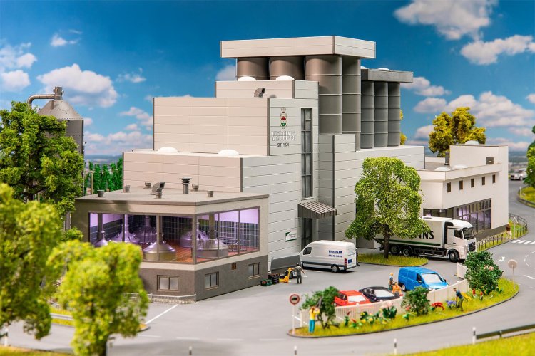 1:87 H0 Faller 130815 Diorama Brewery Veltnis - Lasercut - Fa130815 2 - FA130815