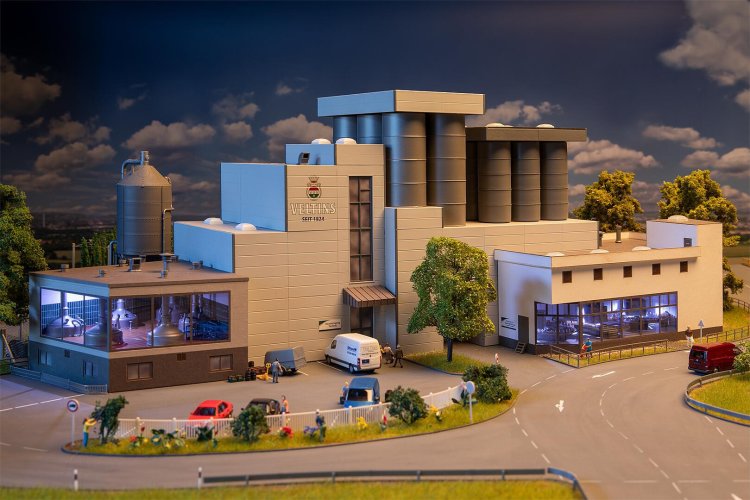 1:87 H0 Faller 130815 Diorama Brewery Veltnis - Lasercut - Fa130815 4 - FA130815