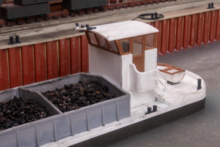 1:87 H0 Faller 131018 Cargo Ship for Diorama - Fa131018 3 - FA131018