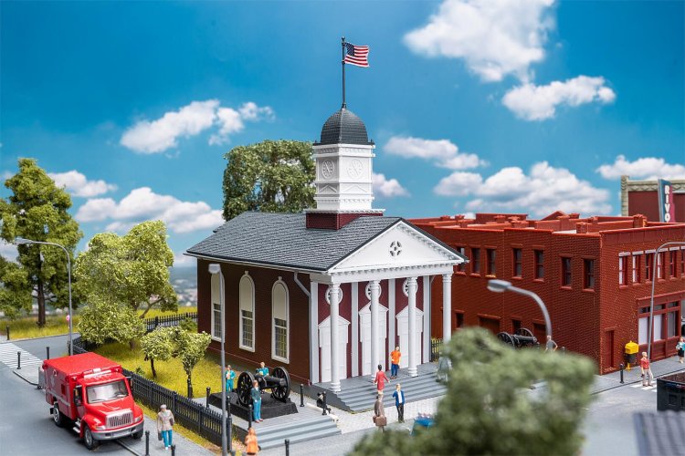 1:87 H0 Faller 134101 Amerikaans Gerechtsgebouw voor Diorama - Fa134101 1 - FA134101