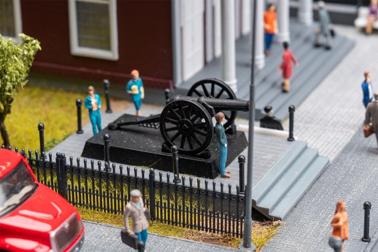 1:87 H0 Faller 134101 Amerikaans Gerechtsgebouw voor Diorama - Fa134101 3 - FA134101