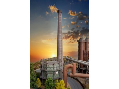 1:87 H0 Faller 180055 Grote Industri&euml;le Schoorsteen voor Diorama - &Oslash; 80 x 600 mm - Fa180055 1 - FA180055