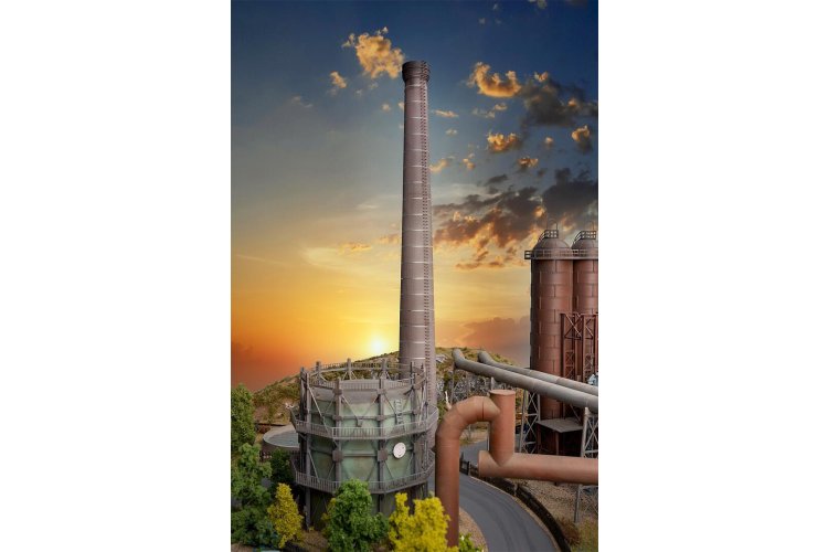 1:87 H0 Faller 180055 Grote Industri&euml;le Schoorsteen voor Diorama - &Oslash; 80 x 600 mm - Fa180055 1 - FA180055
