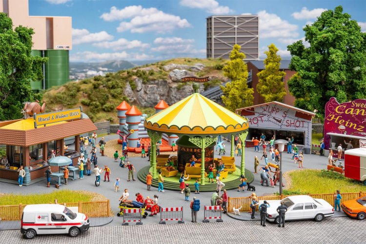1:87 H0 Faller 190094 Actieset Ruhrpott Kermis voor Diorama - Fa190094 1 - FA190094