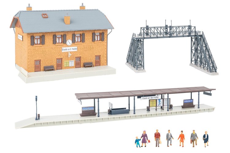 1:87 H0 Faller 190095 Actieset Station Eisele an der Halde - 7 Figuren - Fa190095 6 - FA190095