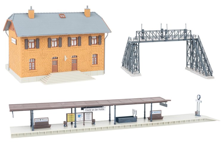 1:87 H0 Faller 190095 Actieset Station Eisele an der Halde - 7 Figuren - Fa190095 7 - FA190095