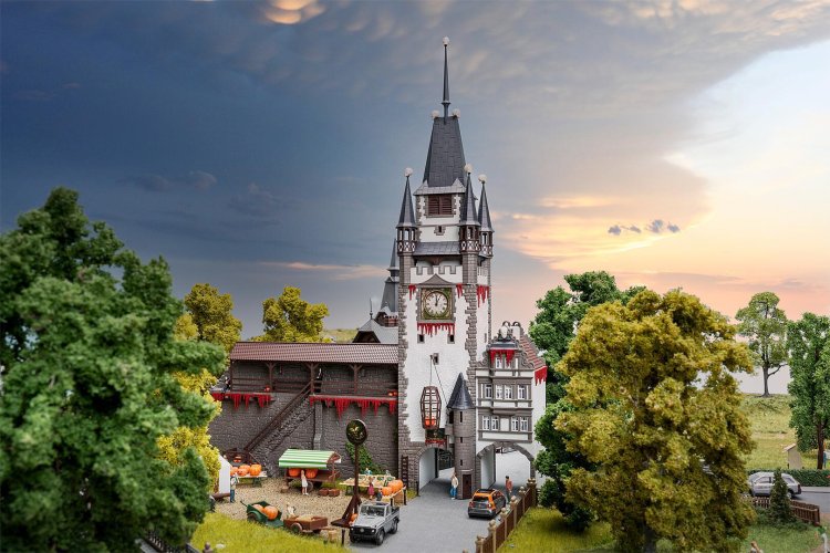 1:87 H0 Faller 190096 Actieset Halloween bij de Oude Stadstoren voor Diorama - Fa190096 1 - FA190096