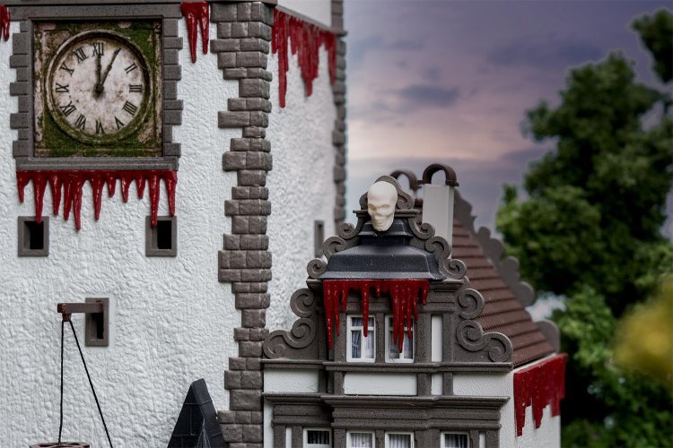1:87 H0 Faller 190096 Actieset Halloween bij de Oude Stadstoren voor Diorama - Fa190096 3 - FA190096