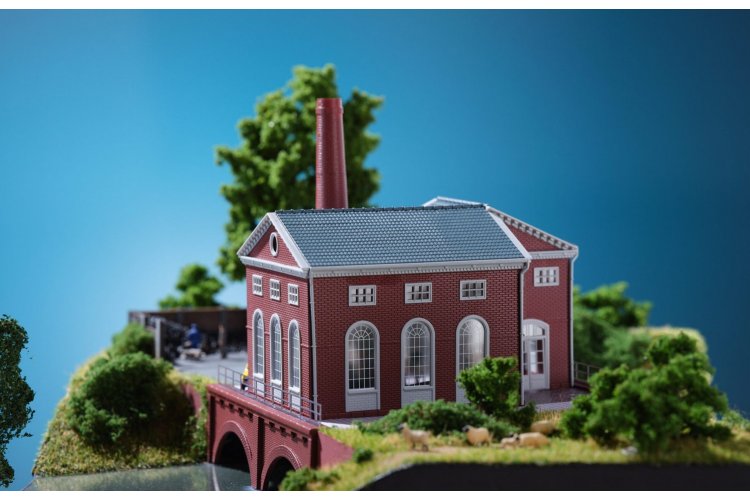 1:87 H0 Faller 190647 Poldergemaal - Polder-pompwerk - Diorama - Fa190647 2 - FA190647