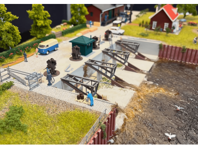 1:87 H0 Faller 190654 Scheepswerf - Diorama - Fa190654 1 - FA190654