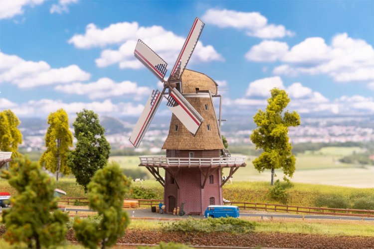 1:160 Faller 232135 N Windmill Model &ndash; 133x90x168 mm - Fa232135 1 - FA232135