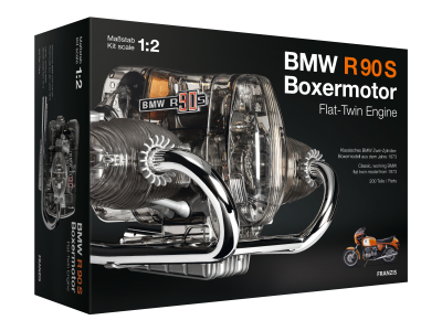 1:2 Franzis 67009 BMW R90S Flat Twin Engine - Fr67009 1x - FR67009