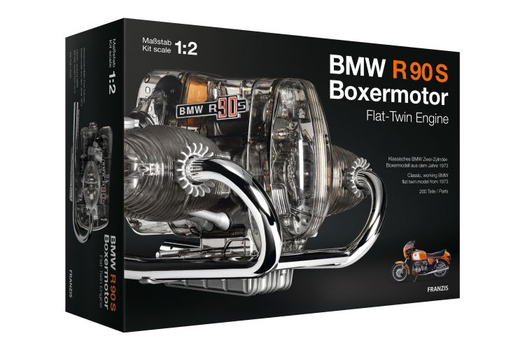 1:2 Franzis 67009 BMW R90S Flat Twin Engine - Fr67009 1x - FR67009