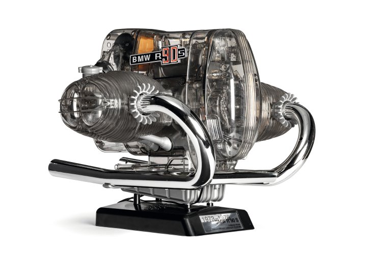 1:2 Franzis 67009 BMW R90S Flat Twin Engine - Fr67009 3 - FR67009