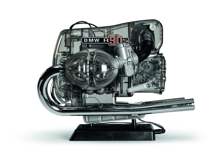 1:2 Franzis 67009 BMW R90S Flat Twin Engine - Fr67009 4 - FR67009